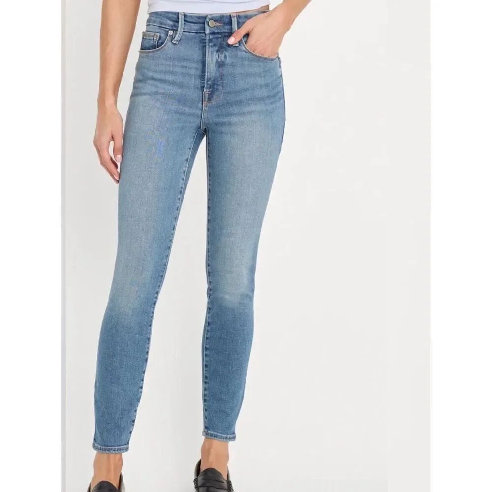 Good American Blue Denim Stretchy Jeans(Size 28)